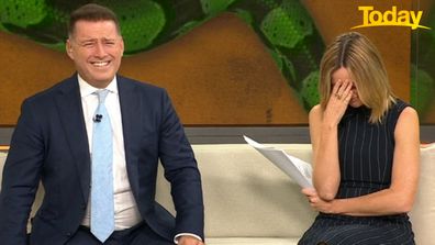 Ollie Roxby Downs snake sighting Irene Vithoulkas Karl Stefanovic fan