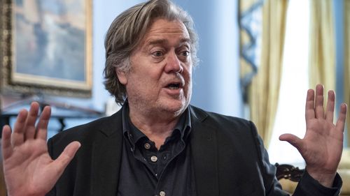 Steve Bannon foi o ex-estrategista-chefe do presidente Donald Trump. 