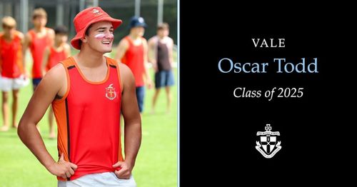 The King's School in Sydney has posted a tribute to former student Oscar Todd, who died in North Queensland in April 2026.