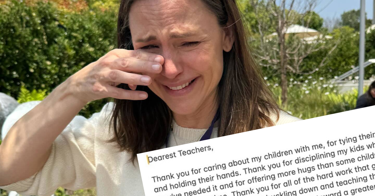 Jennifer Garner shares thank you note to the teachers of her three kids