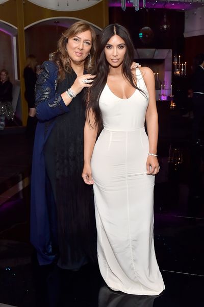 Lorraine Schwartz and Kim Kardashian&nbsp;at&nbsp;Lorraine Schwartz 'The Eye Bangle' for Against Evil Eye Collection launch in Los Angeles