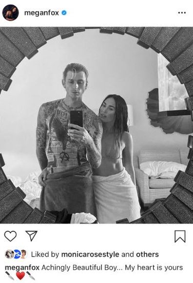 Megan Fox, new boyfriend Machine Gun Kelly, Instagram message