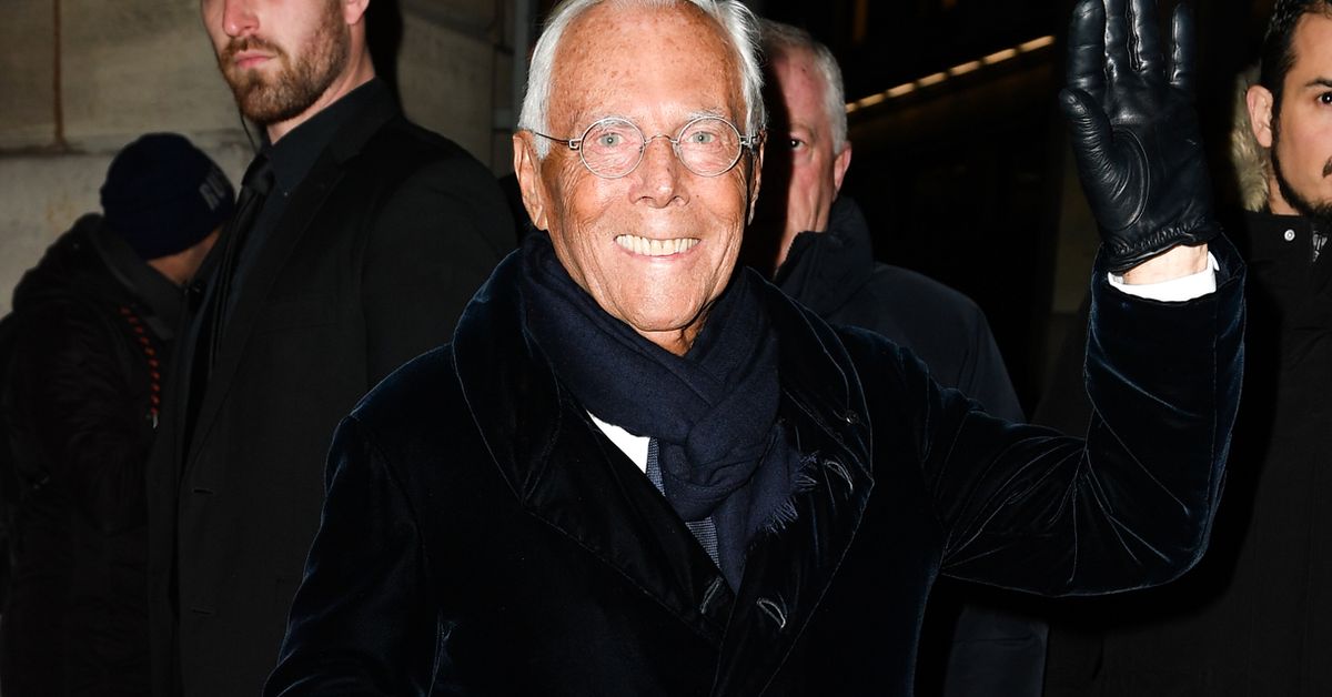 Giorgio Armani celebrated his birthday the same as any other day by ...