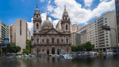 Seaside Brazilian capital Rio de Janeiro could be heavily hit by rising seas. (Climate Central)