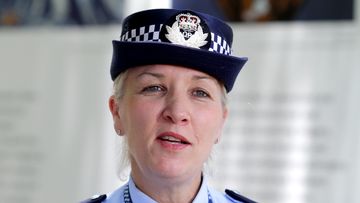 BRISBANE, AUSTRALIA - NOVEMBER 08: Queensland Police Deputy Commissioner Ross Barnett and Queensland Police Assistant Commissioner Katarina Carroll speak to the media about preparations for the G20 Leaders Summit that will be held in Brisbane next week, at the Cultural Forecourt on November 8, 2014 in Brisbane, Australia. (Photo by Michelle Smith/Fairfax Media)