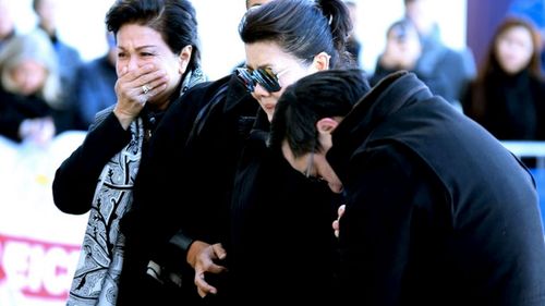 Mr Srivaddhanaprabha's distraught family members also attended the stadium to lay their own flowers.