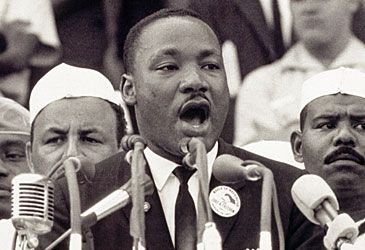 Where did Martin Luther King Jr deliver his "I Have a Dream" speech in 1963?