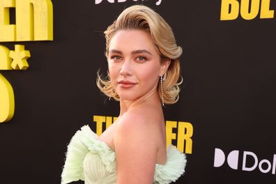 HOLLYWOOD, CALIFORNIA - APRIL 28: Florence Pugh attends the World Premiere of Marvel Studios' "Thunderbolts*" at Dolby Theatre in Hollywood, California on April 28, 2025. (Photo by Jesse Grant/Getty Images for Disney)