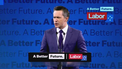 Jason Clare at the Labor launch.