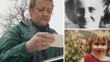 Suzie Ratcliffe, Joanne Ratcliffe, 11, and Kirste Gordon, 4. Adelaide Oval abduction.