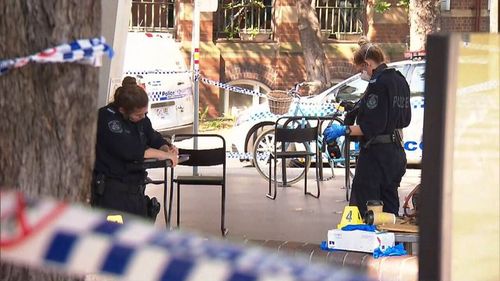 A 46-year-old woman has been arrested after a stabbing in Camperdown.