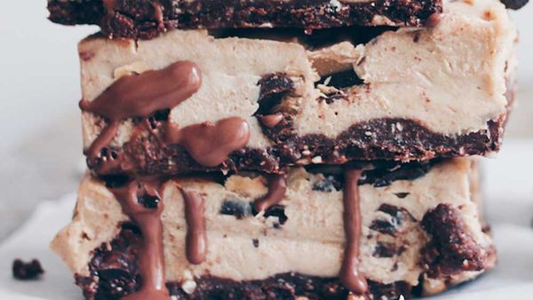 Cookie dough slice