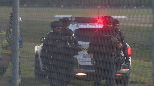 Emergency services, including Star Group officers and the Metropolitan Fire Service (MFS), were dispatched to the scene, however the suspect got away.