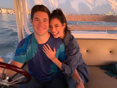 Pitch Perfect star Adam Devine marries actress Chloe Bridges.