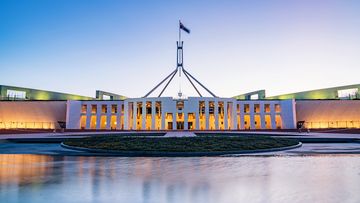 The Australian Parliament House.