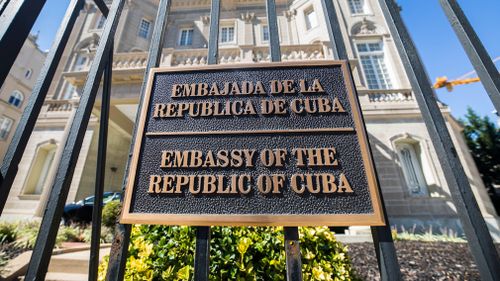 Cuba said it sent investigators to the home who found no potential source of a sound and were not granted access to the official. Picture: AP