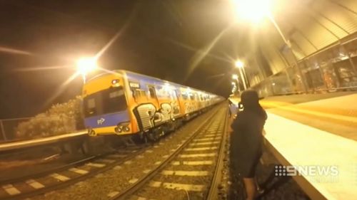 Metro Trains has vowed to crack down on vandals. (9NEWS)