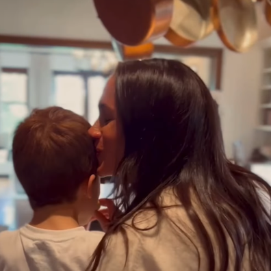 Meghan Markle kisses son Prince Archie in an Instagram video, March 2025