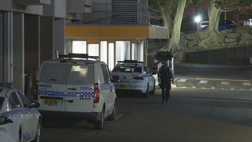 A man was allegedly stabbed after an argument in a unit block at Waterloo, Sydney.
