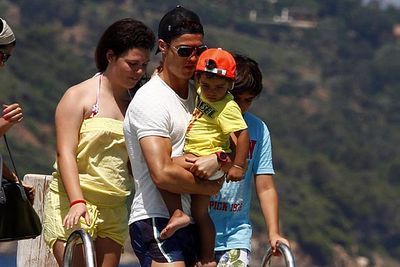 Cristiano Ronaldo and his girlfriend Irina Shayk spent their holidays in Saint Tropez.