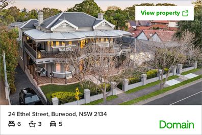 Domain property real estate mansion auction luxury Sydney 