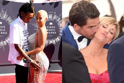This week's VMAs and Emmys gave Hollywood couples double the chance to show off their love on the red carpet. We're talking matching outfits, touchy-feely poses and a good ol' smooch-a-rama for the cameras. Oh the joys of love...<br/><br/>Scroll to see who got handsy and who got fancy!<br/><br/>Author: Adam Bub. <b><a target="_blank" href="http://twitter.com/TheAdamBub">Follow on Twitter</a></b>. Approved by Amy Nelmes.