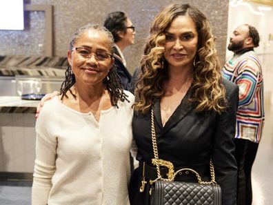 Beyonce's mother Tina Knowles and Doria Ragland