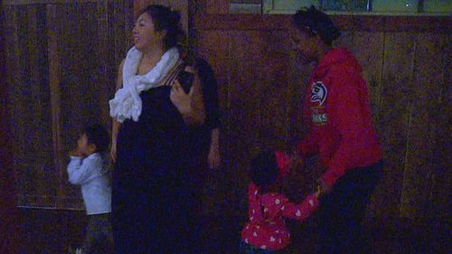 Up to 100 homeless children and their families attended the dinner. (KOMO)