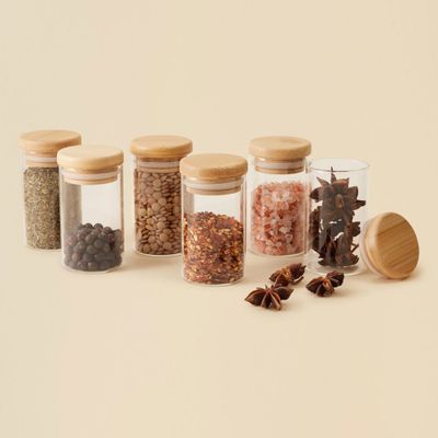 Openook 6 Piece Spice Jar Set: $12