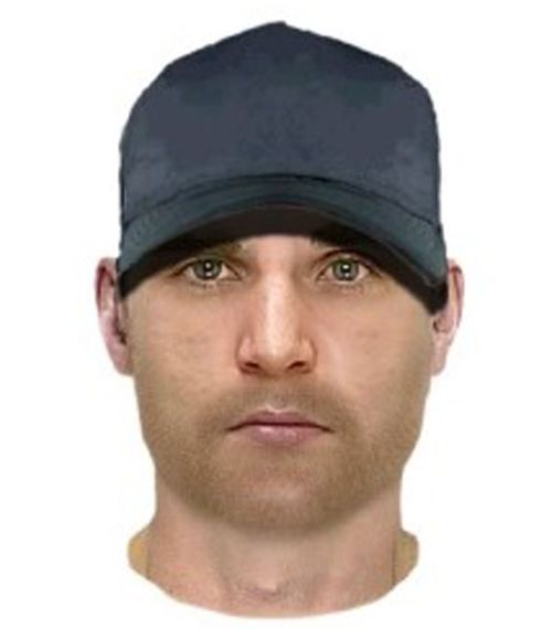 A facial composition of the man police are searching for. (Victoria Police)