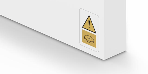 La caja minorista de Apple AirTag se ha actualizado con una nueva etiqueta de advertencia de batería en el botón