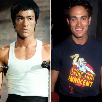 Bruce Lee and Brandon Lee