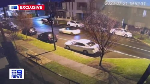 A mother has told of the moment her 10-month-old son was nearly crushed by an out-of-control car that came crashing into their front yard in Adelaide's north. The driver of Mini Cooper attempted to exit a roundabout before 8pm in Lightsview but instead bounced off a curb and swerved onto the wrong side of Eastern Parkway.