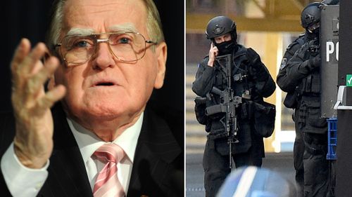 Outspoken NSW MP Fred Nile has sparked outrage over his comments on the Martin Place siege. (9NEWS)