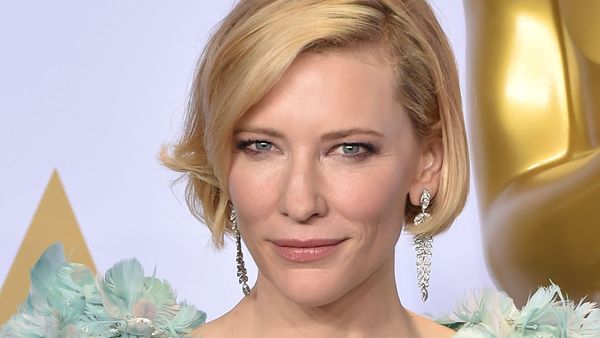 Cate Blanchett #neck and jaw goals. Image: Getty.