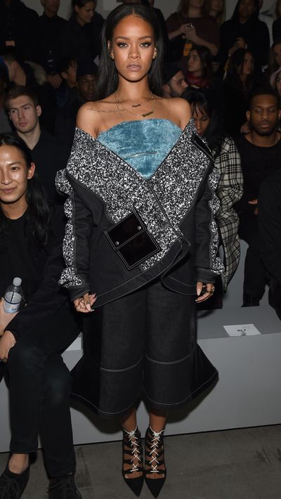 Rihanna rocked this Julia Seemann outfit for Kanye West's NYFW debut