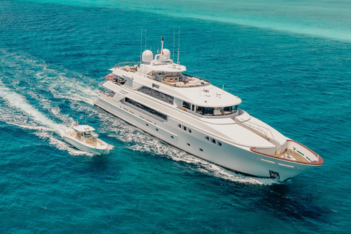 Paige Bell worked aboard the Sweet Emocean until December before crewing for Far From It, which charters for at least $140,000 per week. 