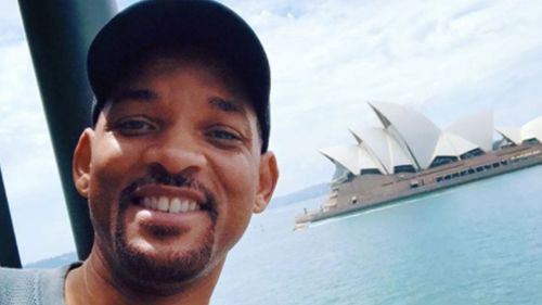 Actor Will Smith has embraced Instagram on his trip to Sydney. (Instagram)