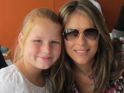 Elizabeth Hurley with Summer Warne