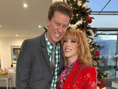 Kathy Griffin and Randy Bick attended Paris Hilton's Christmas party earlier this month.