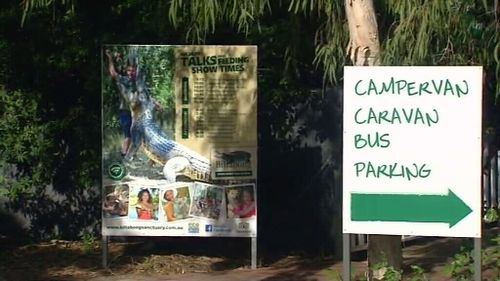 Ms Robertson is a handler at the Billabong Wildlife Sanctuary near Townsville. (9NEWS)