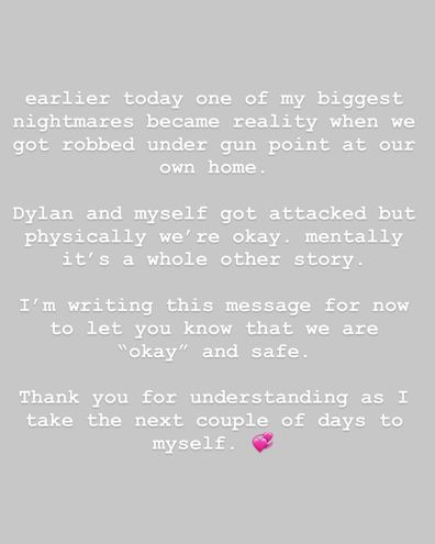 NikkieTutorials, fiancé Dylan Drossaers, robbed, gunpoint, statement