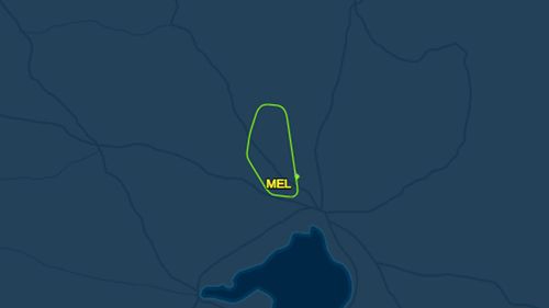 The flight was forced to return back to Melbourne shortly after takeoff. 