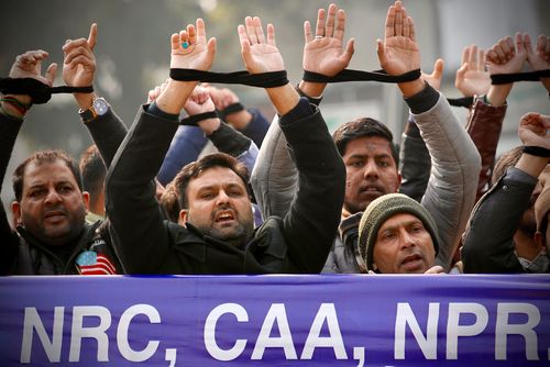 Indians protest the Citizenship Amendment Act