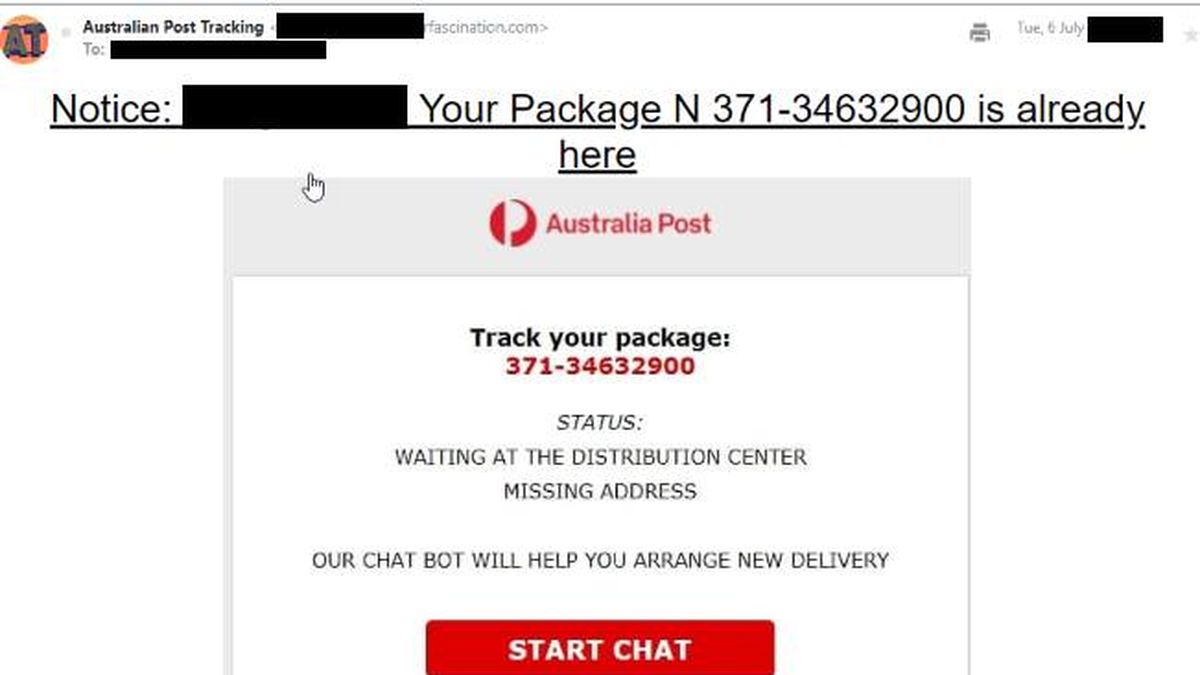 Aussies warned not to open fake Australia Post email scam