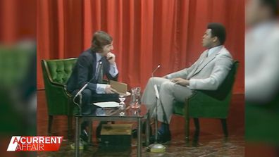 Sir Michael Parkinson and Muhammad Ali.