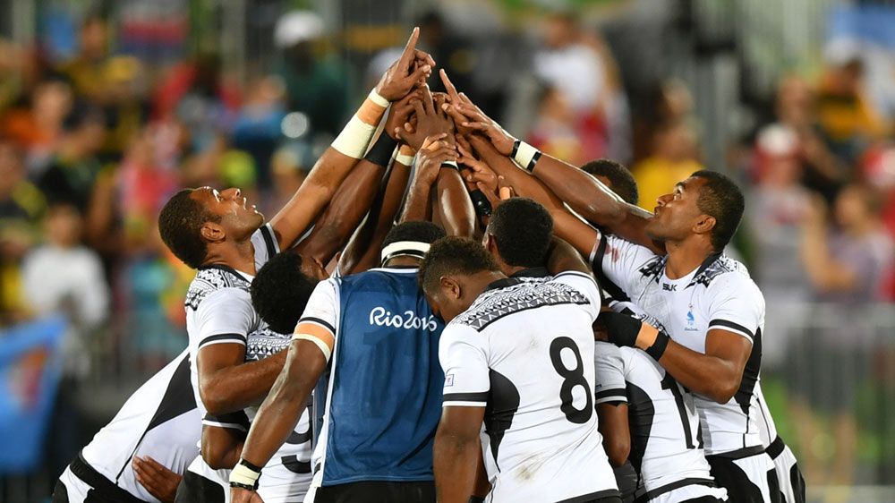 Fiji celebrate (AFP)