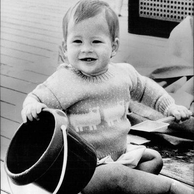 Prince Harry's First Birthday -- Prince Henry of Wales celebrates his first birthday today and the occasion is marked with this picture by his uncle Prince Andrew.