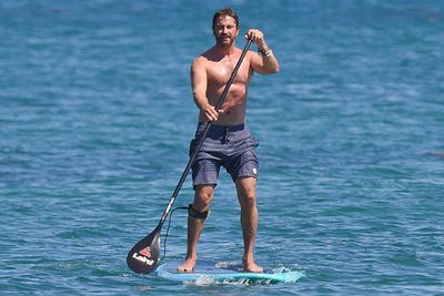 At 44, Scottish hunk Gerard has been linked to everyone in Hollywood from Cameron Diaz to Jennifer Aniston to Naomi Campbell to Jessica Biel. Why not have a go, Katie?<br/><br/>Image: Splash