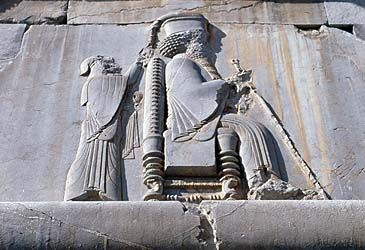 Darius the Great was the monarch of which ancient empire from 522 BC?